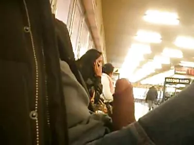 Villogó szex busz latin szamár a kamera